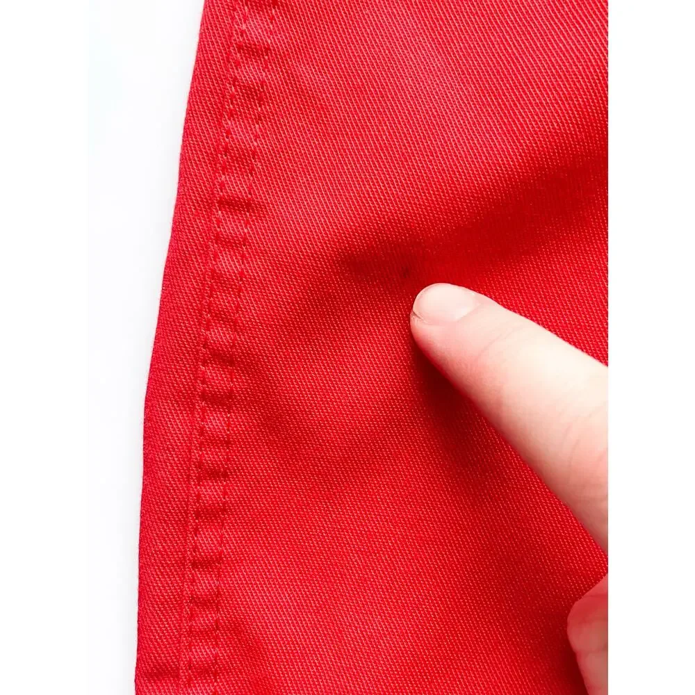 NWOT Toddler Boys or Girls Red Fisherman Overalls Size 12 Months